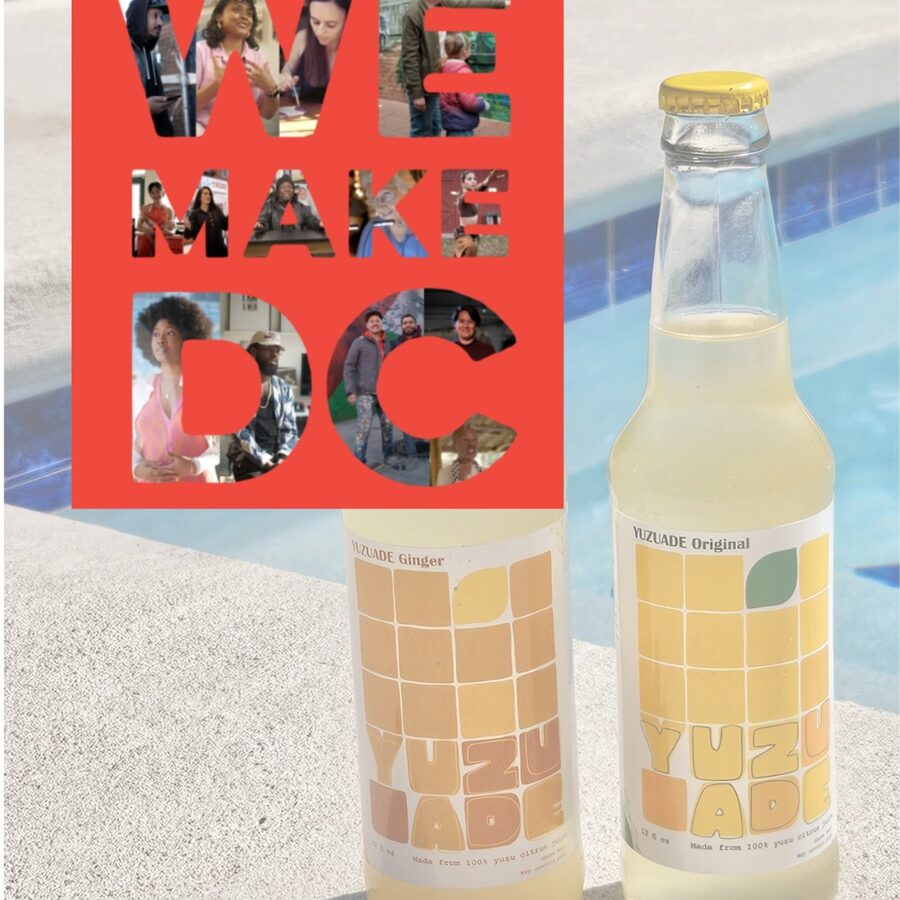 We Make DC graphic with YUUZ Original and Ginger bottles